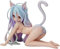 Bankeep No Game No Life Shiro Figur 7 cm, Katzenohren Bikini Anime Actionfigur PVC Statue Mit Box Für Fans