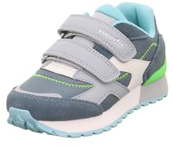 Superfit Jungen Dash Sneaker, Blau Hellgrün 8010, 36 EU