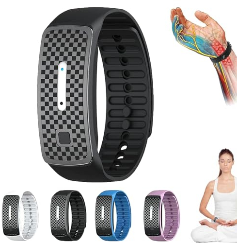 Ultraschall Armband zum Abnehmen Damen Jofsit Ultraschallarmband zur Fettverbrennung und Entgiftung Ultraschall Korperform Armband Damen Herren (Schwarz)