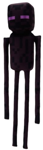 Enderman Plüschtier – Höhe 30 cm – 55 cm inklusive Beine – Mehrfarbig – Videospielfigur kompatibel mit Minecraft