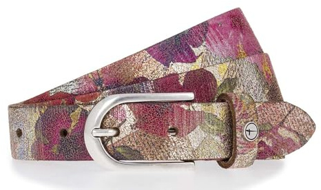 Tamaris Leder Gürtel Leather Belt W90 Multicolour - Gold bunt