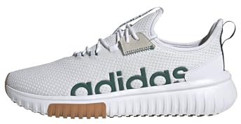 adidas Men's Kaptir 4.0 Sneaker, White/Collegiate Green/Gum, 7.5 UK