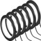 6 Rollen Isolierband Schwarz,Klebeband Schwarz,Washi Tape Schwarz,Whiteboard Klebeband Schwarz Fineline,Konturenband Markierungsband Art Liner Decorative,Black Klebestreifen Malerband Masking-tape