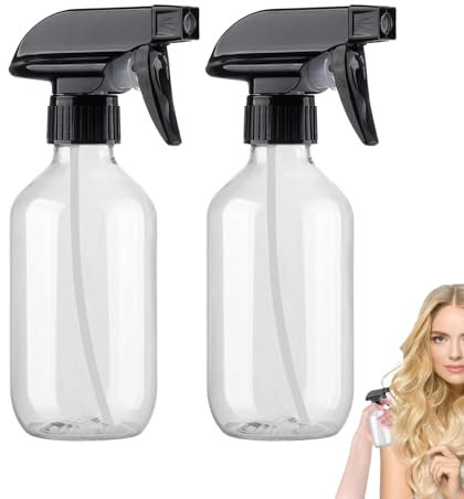 Nubamzy Spray Water Bottle | 2x Leakproof Household Mister - 300ml Large Capacity Household Gadgets, Multifunctional Plant Mister for Home