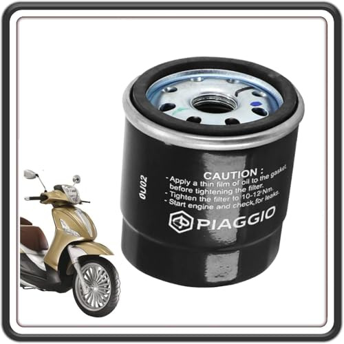 FILTRO OLIO CARTUCCIA OLIO PER PIAGGIO BEVERLY 125 - BEVERLY 250 TUTTI I MODELLI - BEVERLY 300-300 ie TUTTI I MODELLI ORIGINALE PIAGGIO.