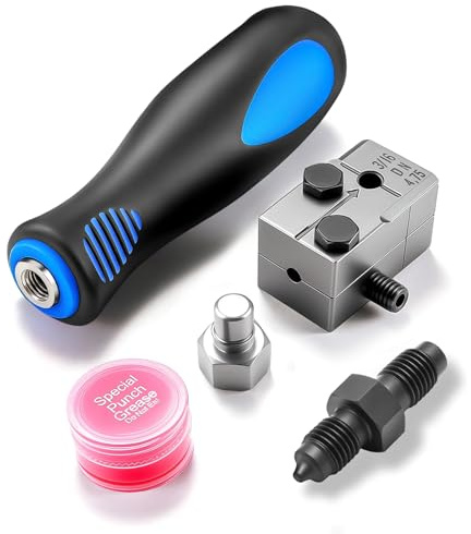 KoolShiro 3/16 inch Double Flaring Tool, Brake Pipe Flaring Tool, Handheld Pipe Expander with Metal Head, Designed for Automotive Brake Line Tubing and Field Applications