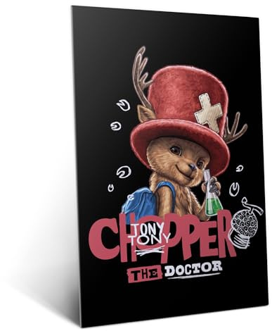 Displate Offiziell One Piece MetallPoster - Live Action Chopper: The Doctor's Live-Action Brew - Magnetische Befestigung Inklusive Lizenziert Bilder Poster 45 cm x 32 cm
