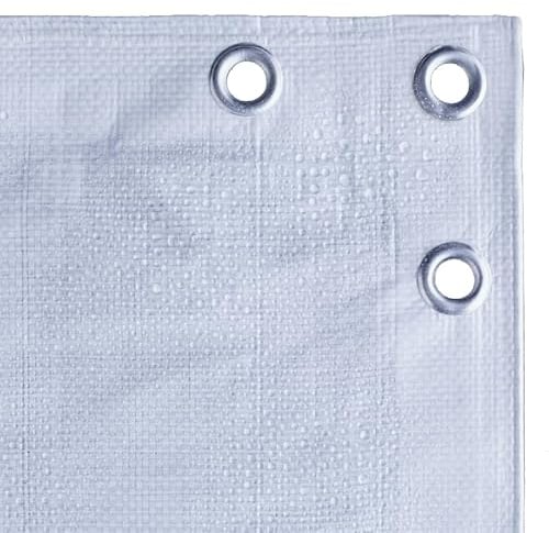A-TEX® Gerüstbauplane 140g/m² (2,10 m x 10 m) Verschiedene Größen wählbar | Doppelösenplane | Gewebeplane Polybandplane Schutzplane | wasserdicht | reißfest | UV-stabilisiert