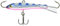 Rapala Unisex-Adult Jigging Rap Angelköder-Natürlich Schwimmendes Angelzubehör-Jig-Köder-Variable Lauftiefe-Fischköder 7cm, 18g-Hergestellt in Estland-Glow Zebra Blue Pink, 7 cm / 18 g