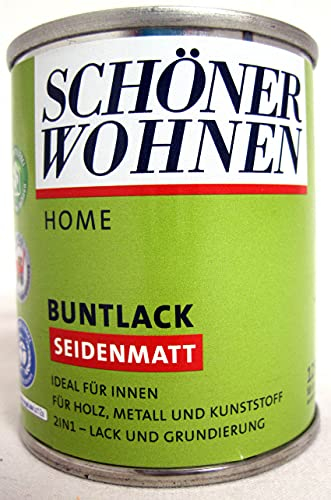 DurAcryl Buntlack Rapsgelb 125 ml RAL 1021 Seidenmatt Schöner Wohnen