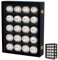 JackCubeDesign MK104-20 Baseball Schaukasten, Schwarz