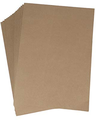 Toymytoy chemise papier kraft, porte-documents, A4, chemises porte bloc-notes, dossiers, rabats en carton, 20 pièces, marron