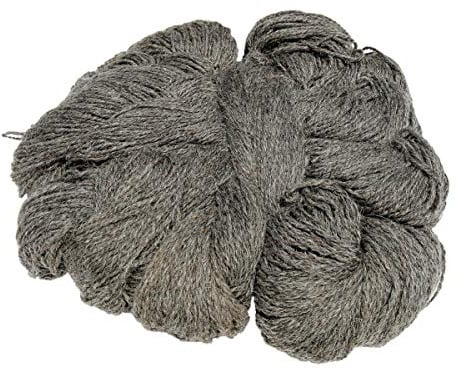 Hollert Schafwolle - Schurwolle Strickgarn versch. Farben 1000g Naturwolle Farbe Dunkelgrau