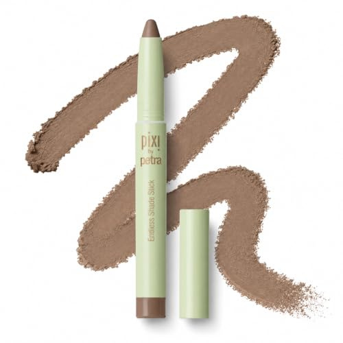 Pixi Beauty Endless Shade Stick | MatteCognac | Long-Wear Creamy Eyeshadow Stick | Crease-Resistant, Easy-Glide & Blendable Color for Shadow or Liner | Matte & Shimmer Finishes | 0.05oz/1.5g