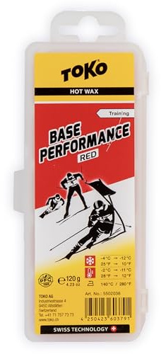 TOKO Base Performace Red Snowboard and Ski Wax 120g Universal Hot Wax