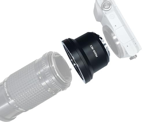 Kompatibel mit Pentax 645 P645 PK645 Objektiv auf Sony NEX Kamera A6300, A7, A7R, A7II, A7S, A7M2, NEX-7, NEX-6, NEX-5, VG20 VG30 VG900E, PK645 auf NEX Objektivadapter.