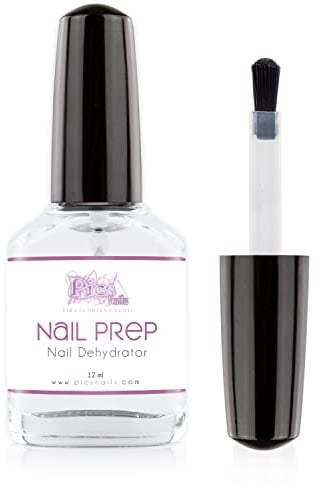 Nail Prep Deshidratador de Uñas Preparador 12 ml - Deshidratador de Uñas Profesional, Preparador de Uñas para Procedimientos de Reconstrucción de Uñas
