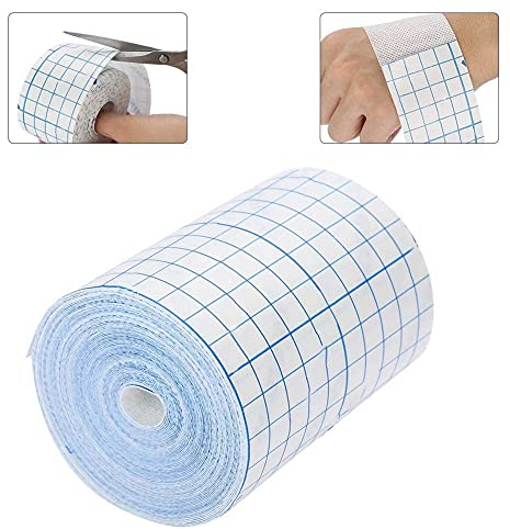 10cm*10m Medizinisches Tape, Atmungsaktives Klebeband fixomull stretch, Klebeband Vlies Bandage Zur Fixierung Elastischer und Wasserdichter Bandage für Rücken Schulter Arme Handgelenke Oberschenkel