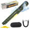 Pinpointer Metal Detector, Rilevamento Pinpoint IP68 Impermeabile Portatile a 360°con Luce LED e Vibrazione Automatica Alta Sensibilità per Caccia al Tesoro Oro, Suono e Vibrazione (Verde)