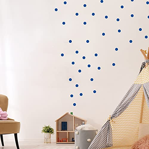 Punkte Set 108 Stück Wandtattoo für Babyzimmer V293 Aufkleber Sticker Kreis Wandaufkleber Kinderzimmer Punkte Dots Klebepunkte in verschiedenen Farben (Blau)
