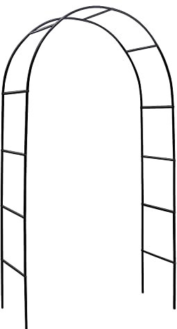 Pergola en métal, Treillis pour Arche de Jardin en Acier Durable pour Plantes grimpantes, décoration de Mariage, 2,3 m H x 1,3 m l