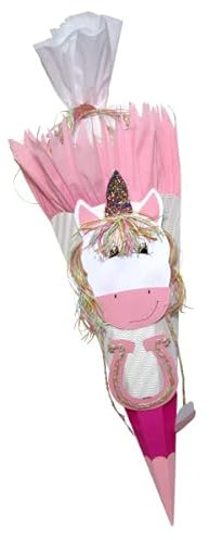 Schultüte Bastelset Einhorn vorgedruckt