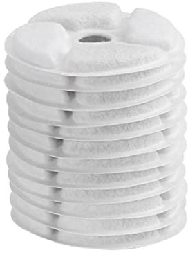 Filtres ronds de 105 mm pour fontaine à eau pour animaux de compagnie, filtres à charbon actif de rechange pour distributeur d'eau potable pour chat et chien, cartouches filtrantes pour animaux de