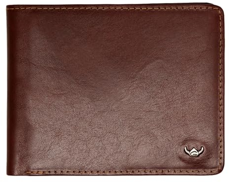 Golden Head Colorado RFID Billfold Coin Wallet Tabacco