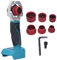Plastic Water Pipe Welder, Cordless Handheld Socket Fusions Welder Kit, Rechargeable PPR Pipe Welding Machine with 6 Die Heads for PPR PE PB HDPE Pipe (340℃ Constant Temperature)