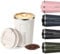 KISUOMAOYI Travel Mugs, Insulated Coffee Cup with Leakproof Lid - Reusable Coffee Cups Travel - Car Coffee Cup - Stainless Steel Thermal Mug for Hot and Cold Coffee Water and Tea.380ml (White)