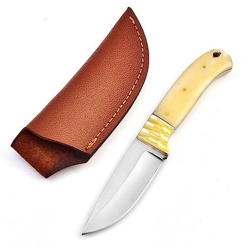 Jagdmesser Outdoor Messer Camping 440A Stahl Handgefertigt Rostfrei MAQ2046