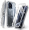 SUPCASE Unicorn Beetle Pro Robuste Schutzhülle für iPhone 15 Pro 6,1 Zoll (15,4 cm), integrierter Displayschutz, Ständer und Gürtelclip (transparent)