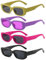 Unning 4 Stück Rechteckige Sonnenbrille Damen Retro 90er Trendy Sonnenbrillen Set Vintage Quadrat Brille für Damen