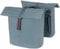 Basil Doppelpacktasche Graphite Blue 12x30x33 cm