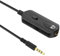 Zosvoses Headphone Extension Cable with Mute & Volume Controls Compatible with Bose 700, QC45, QC35 II, QC35, QC25, QC15 Headphones, 3.5mm Male to Female Stereo Audio Cable, 5ft