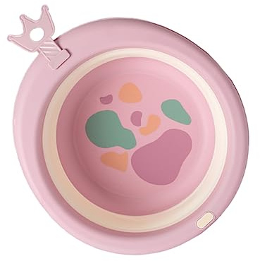 HOMSFOU Bassin pliable en silicone portable baignoire pour enfants lavabo bébé extérieur