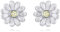 Gänseblümchen Ohrringe für Frauen Ohrstecker Sterling Silber Blume Ohrringe Hypoallergene Schmuck Geschenke für Mädchen