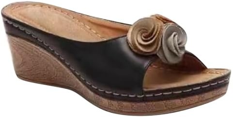 Sabot Donna Eleganti Zeppe Donna Estive Da Casa In Pelle Comode Firmate Aperte Con Plateau Moda Sandali Casual Spiaggia Piscina Mare Espadrillas Antiscivolo Suola Pantofole Donna Estive