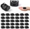 CPJJ 30PCS Auto Bremsleitung Clip Bremsleitung Halter Bremsschlauch Clip Kunststoff Bremsschlaeuche Clip Schwarz