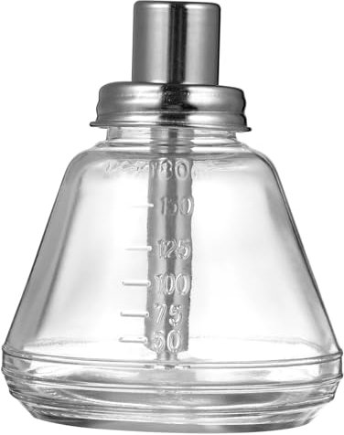 AUTSUPPL Flacon Distributeur en Verre Pompe Doseuse 180 ML Pompe à Pression Anti-Fuite Transparent Nail Art Et Beauté