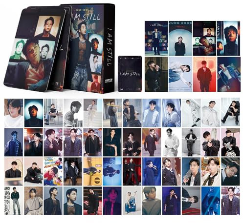 55 Stück Kpop Lomo Karten BTS JungKook I AM STILL Neues Album Bangtan Boys Jungkook Sammlungen Postkarten Kpop