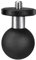 FANAUE GB-02 Adaptateur boule en aluminium de 2,5 cm avec goujon fileté 6,35 mm - 20, compatible avec support RAM Mount B taille double bras pour Insta 360 Panorama Series et moto équitation,