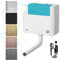 Concealed Dual-Flush Cistern with Push Button Compact Slimline Design Bottom Water Entry 6L/3L Flush Capacity WRAS Approved Flush Valve (Chrome)