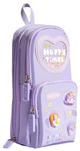 Trousse - Sac à crayons, mini trousse à stylos | mini trousse d'école avec pieds, trousse à stylos de grande capacité, mini sac à dos pour crayons, trousse portable pour filles, Cône fille, Consulte