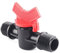 DQZRTUECA Poignée de vanne à Bille en PVC， 1 Mini Robinet à Boisseau sphérique fileté 1/2 3/4 Connecteurs d'eau de Jardin de Haute qualité Vannes d'irrigation Goutte à Goutte(3l4 inch Male Valve)