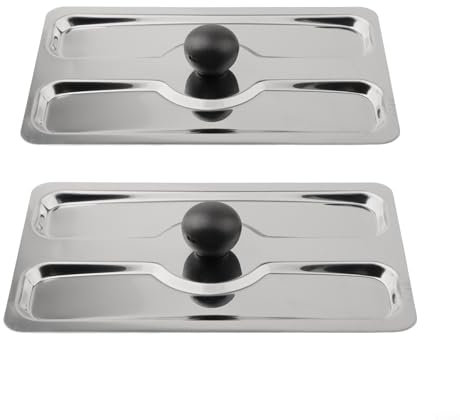 Lot de 2 protections pour grille-pain en acier inoxydable