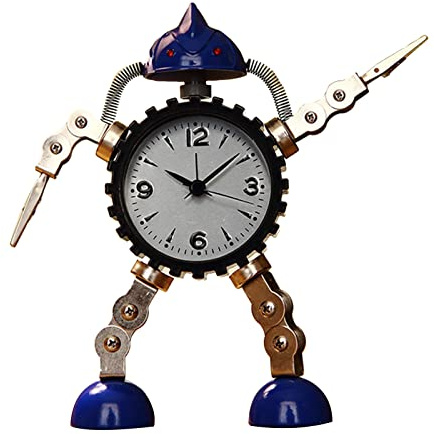 Xinsheinelry Gear Robot Desktop-Wecker für kreative Schüler für Zeit