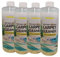 Tela Tela Sofá Alfombra Cortina Limpiador。 Compatible para Karcher BR 30/4c。 Aspiradoras verticales comerciales de 500 ml (16,9 onzas líquidas). Solución de limpieza de alfombras(4pcs)