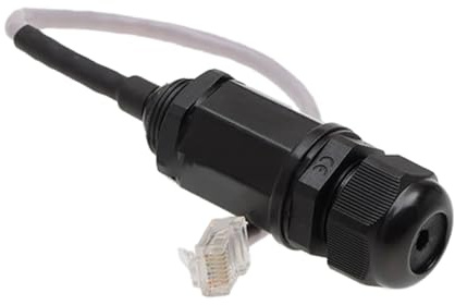 Koolenry 25cm Shielded Network Cable M22 Ethernet LAN Adapter RJ45 Waterproof Connector IP67 Protected Socket DHL