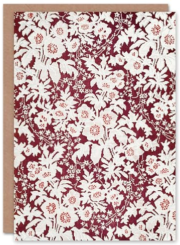 Artery8 Sir Matthew Digby Wyatt Art Card Vintage Silk Floral Pattern